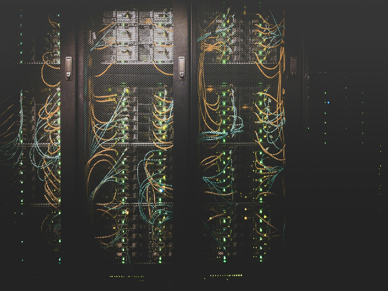 Secure server room representing on-premises privacy-first AI scanning